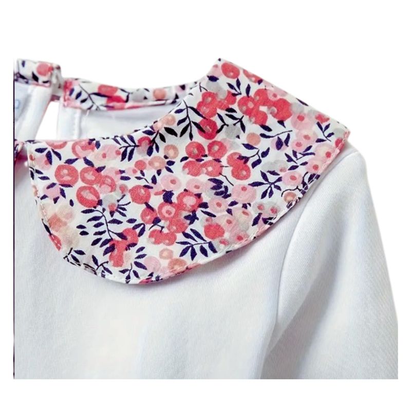 Floral Peter Pan LS