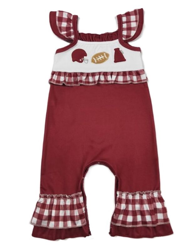 Team Spirit Burgundy Romper
