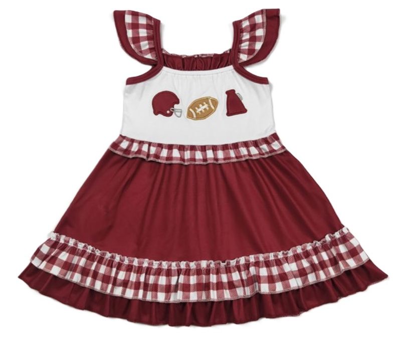 Team Spirit Burgundy Dress