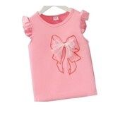 Flutter Sleeve Bow T Shirt
