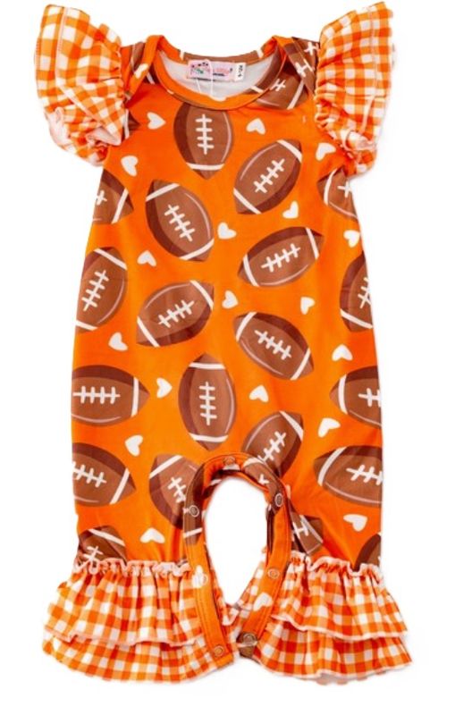 Team Spirit Orange Baby Romper