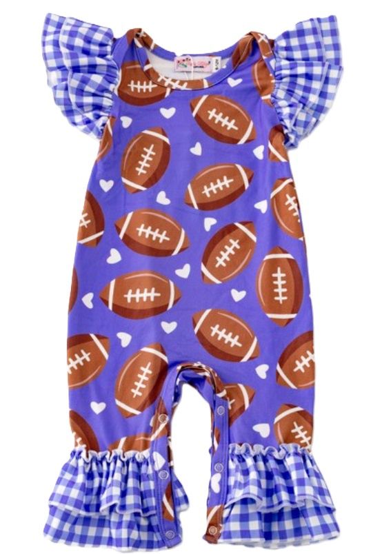 Team Spirit Purple Baby Romper