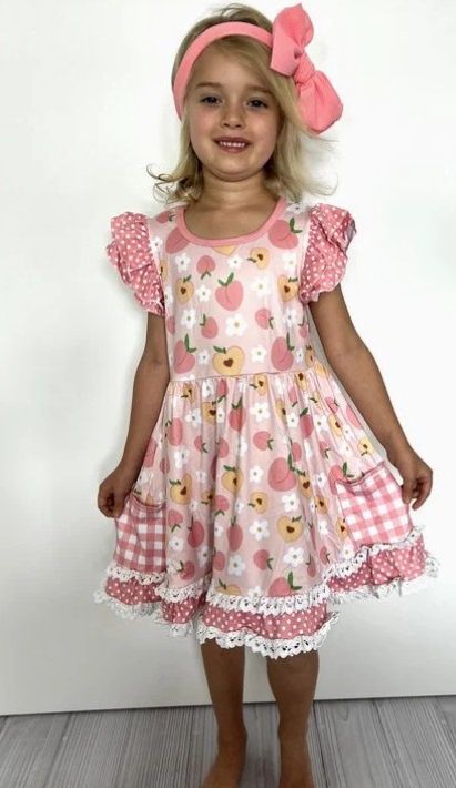 Peach Blossom Dress