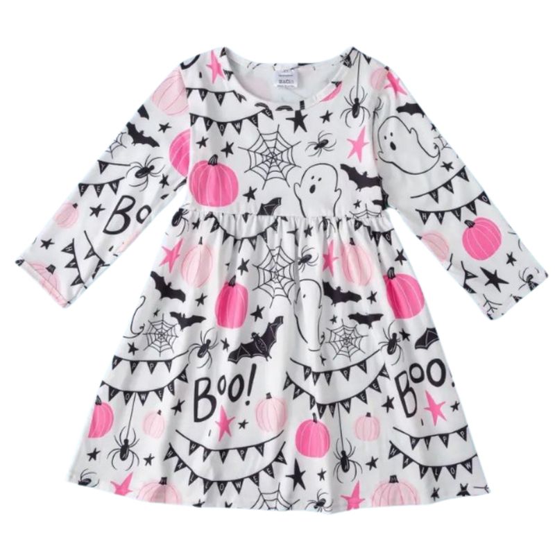 Pink &amp; Black Halloween Dress