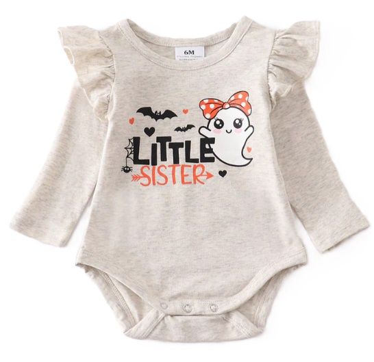 Little Sister Ghost Romper