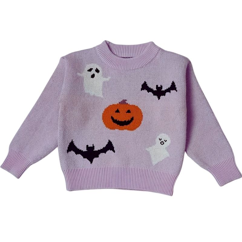 Purple Halloween Sweater