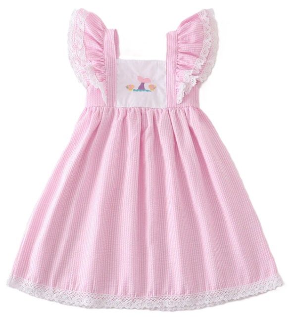 Seersucker Mermaid Dress