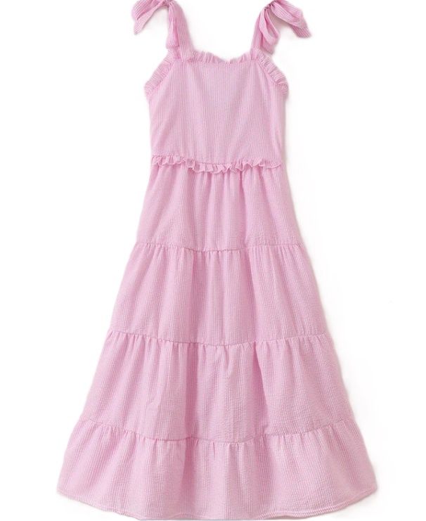 Mom Seersucker Dress