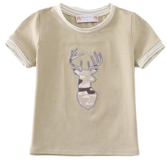 Camo Antler T Shirt
