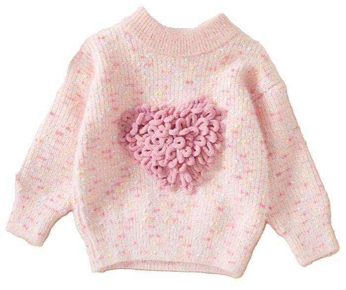 3D Heart Sweater