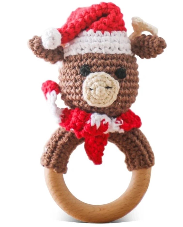Crochet Reindeer Rattle