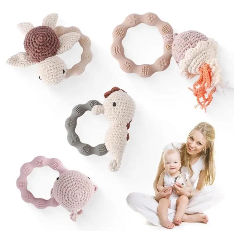 Crochet Sea Animal Teether