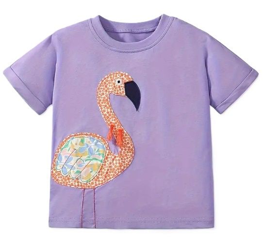 Purple Flamingo T Shirt