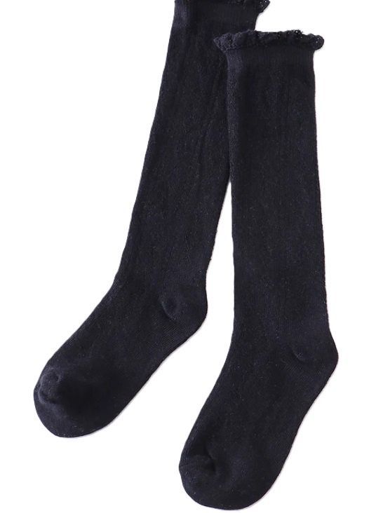 Navy Knee High  Socks