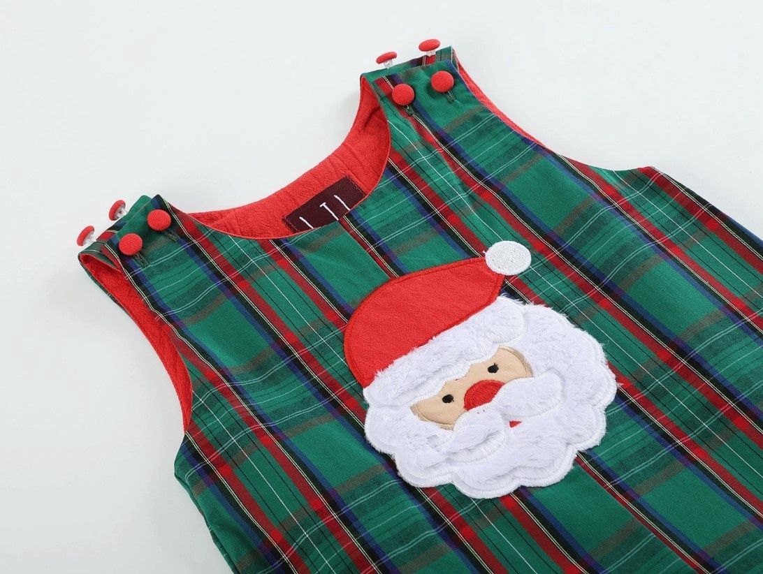 Tartan Plaid Santa Longall