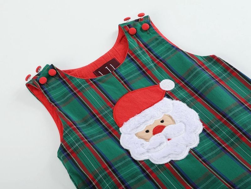 Tartan Plaid Santa Longall