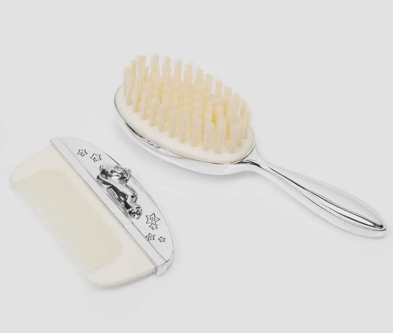 Silver Plated Twinkle Twinkle Brush Set