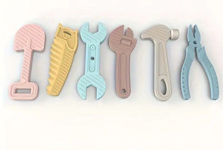 Silicone Tool Teether Set