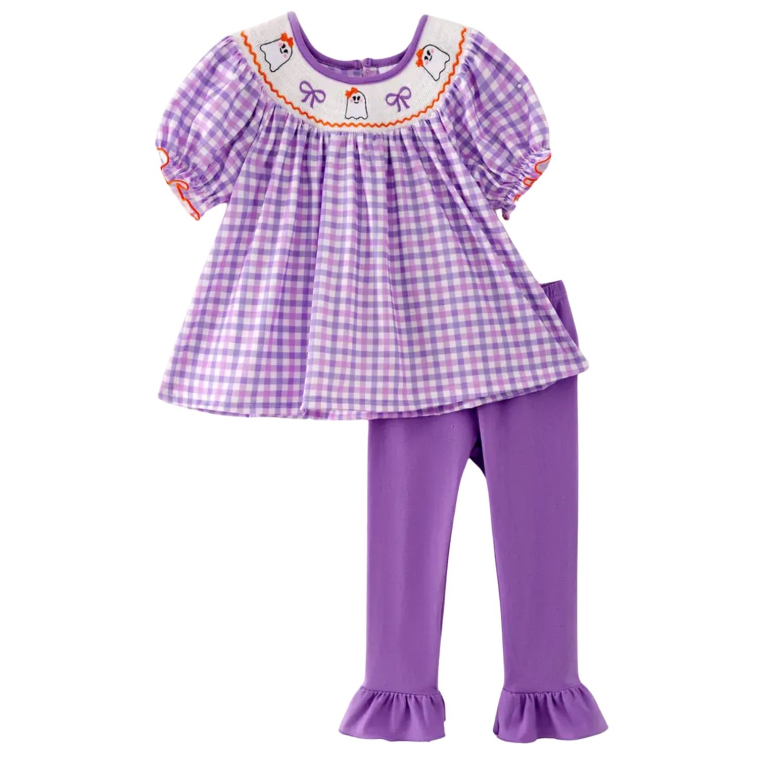 Purple Smocked Ghost Outfit