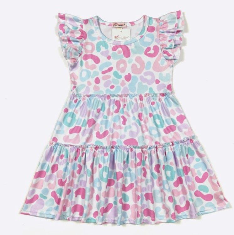 Pastel Animal Print Dress