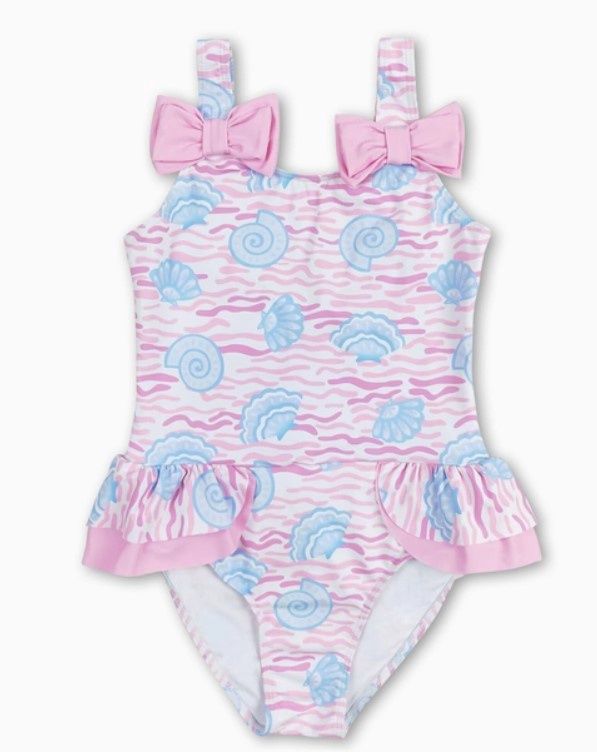 Pink and Blue Shell One Piece