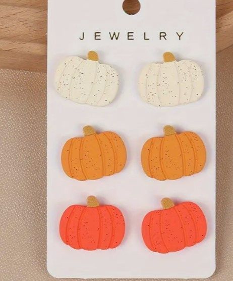 Pumpkin Earring Set