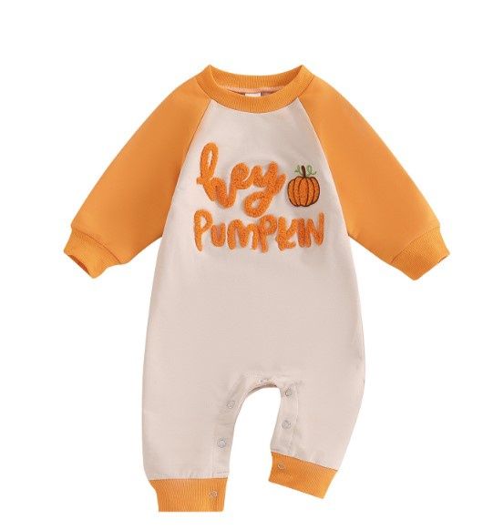 Hey Pumpkin Long Romper