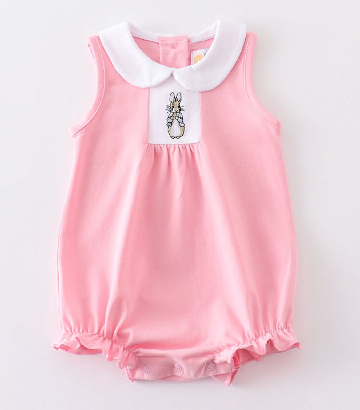 Pink Embd Easter Bunny Bubble