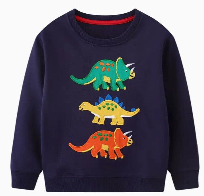 Applique Dino Sweatshirt