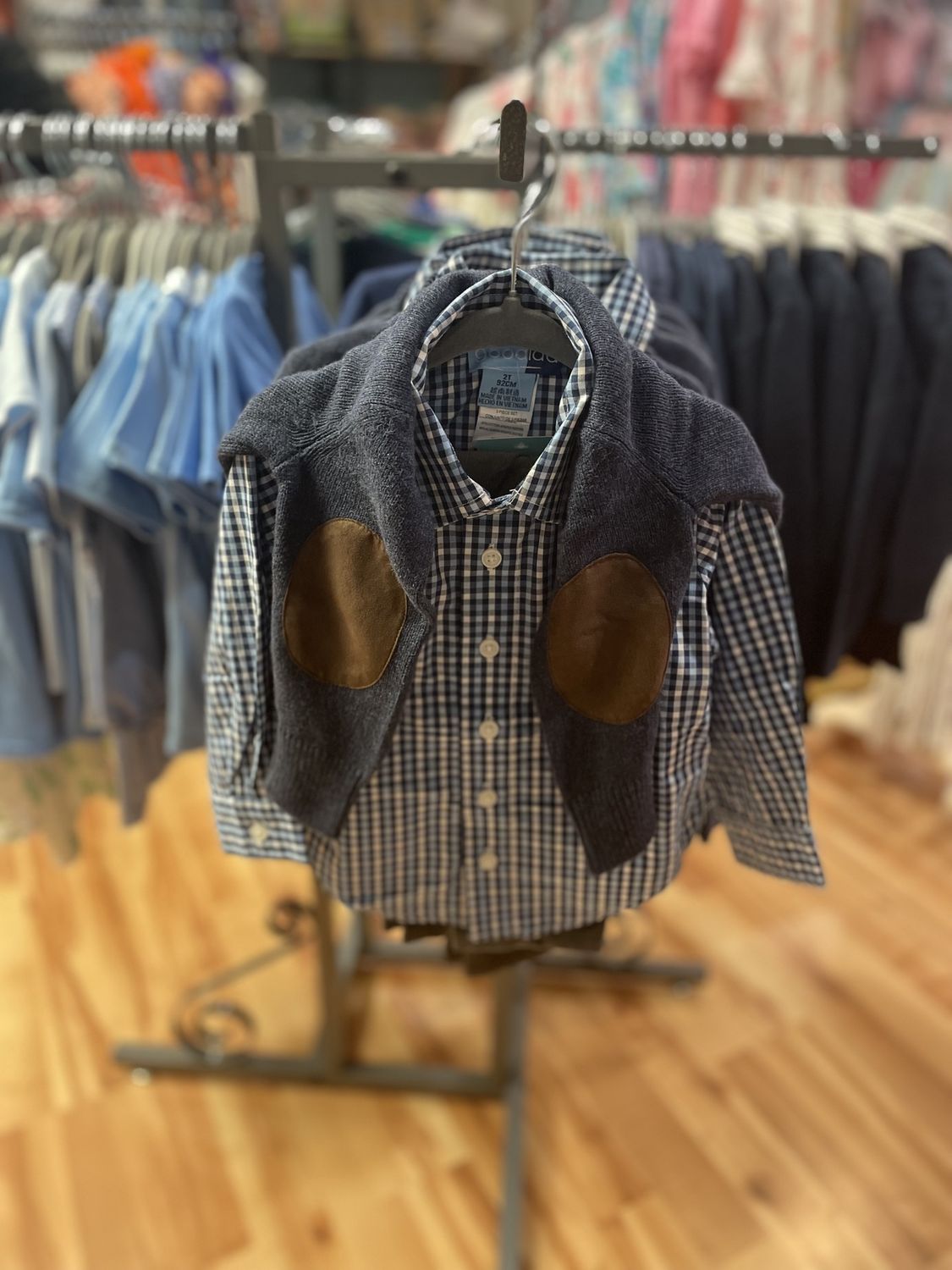 Boys Blue 1/4 Zip Set