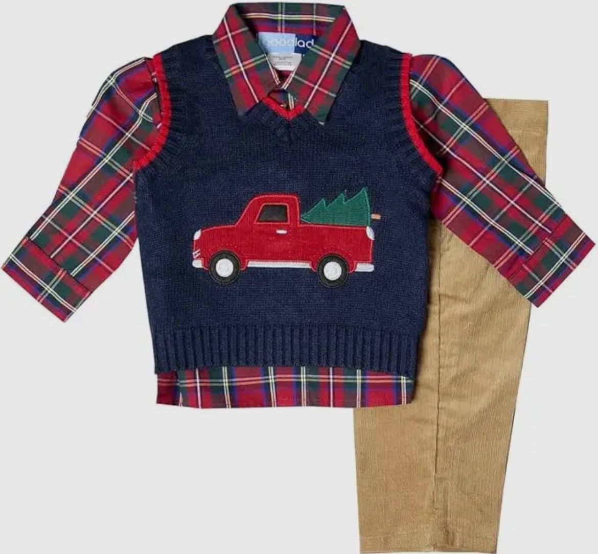 Boys Sweater Vest Set