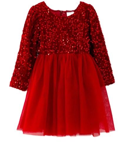 Christmas Sequin Tutu Dress