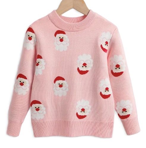 Pink Santa Sweater