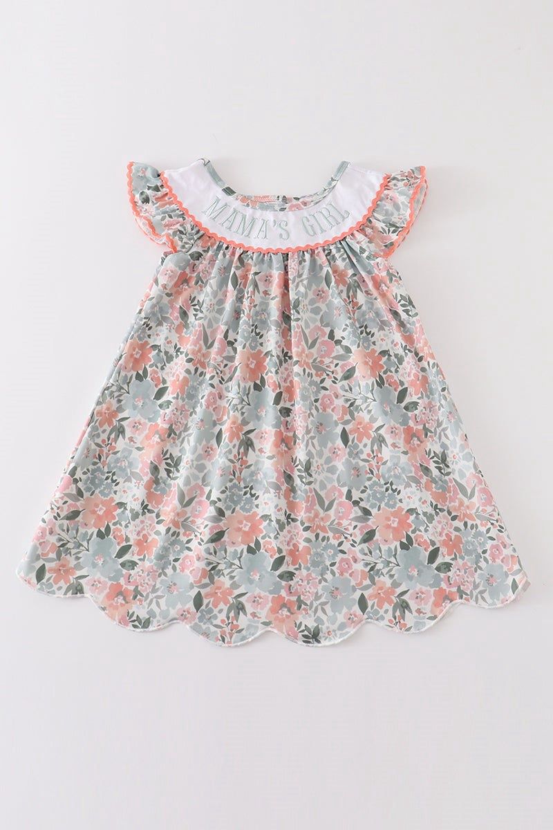 Mama&#39;s Girl Floral Embd Dress