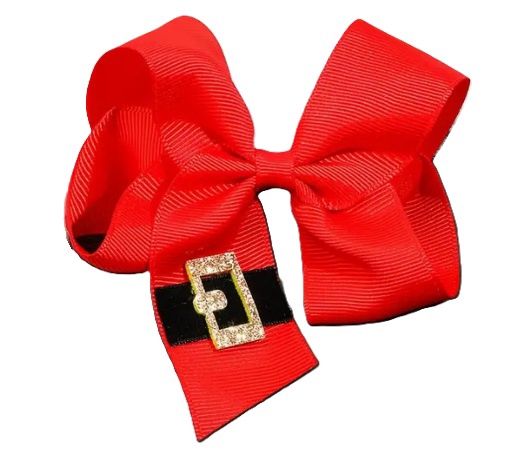Santa&#39;s Belt Bow