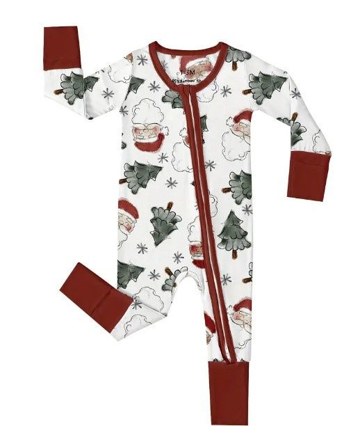 Santa Christmas Tree Bamboo Zippy