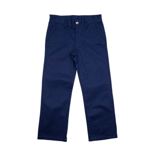 Prep School Pants - Twill, Size: 6, Colour: Nantucket Navy/Richmond Red