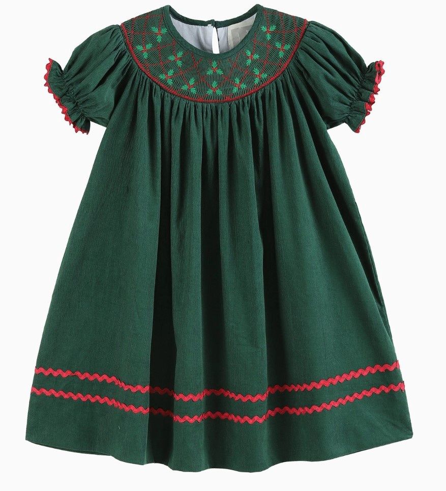 Smocked Mistletoe Bishop