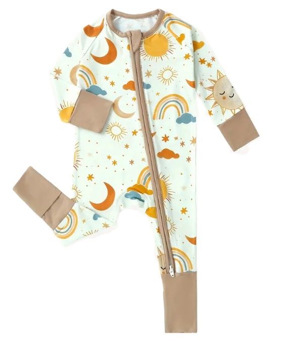 Sunny Rainbow Bamboo Zippy