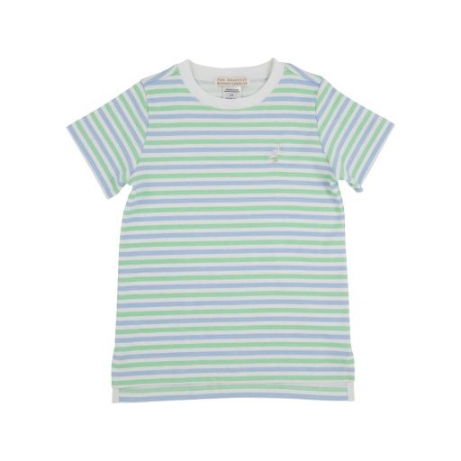 Carter Crewneck, Size: 6, Season: 25SP, Colour: Kennedy Cruise Stripe (Beale St Blue)/Multicolor