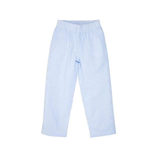Sheffield Pant - Seersucker, Size: 5, Colour: Breakers Blue Seersucker/Breakers Blue Seersucker, Season: 25SP