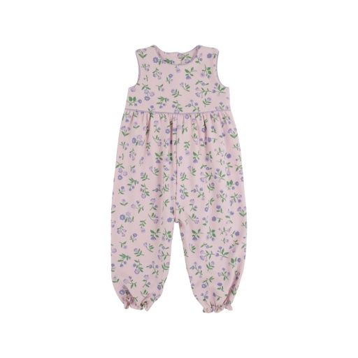 Sleeveless Rebecca Romper-Pima, Colour: Tuxedo Park Tulips/Lauderdale Lavender, Size: 2T