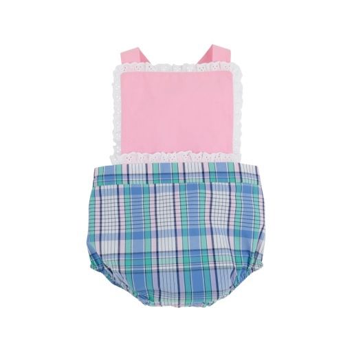 Sally Sunsuit, Size: 612M, Colour: Lauderdale Pier Plaid/Pier Party Pink/Worth Ave Wh, Season: 25SP