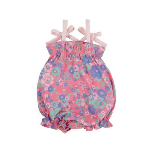 Rosey Romper, Size: 612M, Colour: Mt Paran Mini Flora/Palm Beach Pink, Season: 25SP