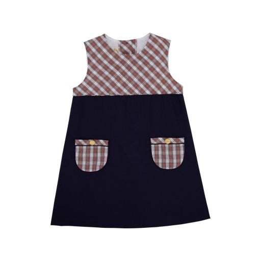 Jill  Jumper - Woven Yarn/Merritt Park Plaid, Size: 12