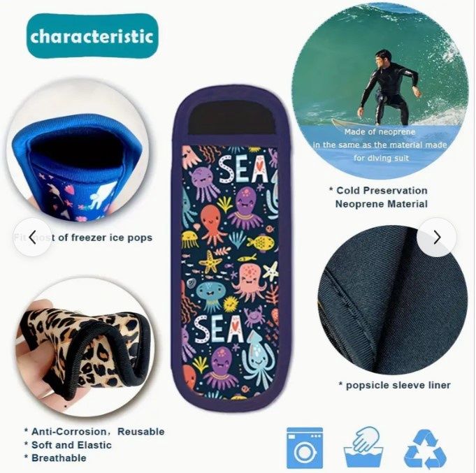 Neoprene Ice Pop Sleeve