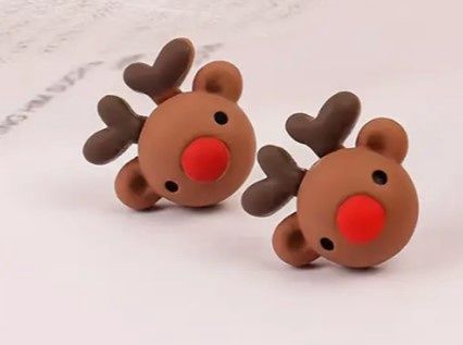 Mini Reindeer Earrings