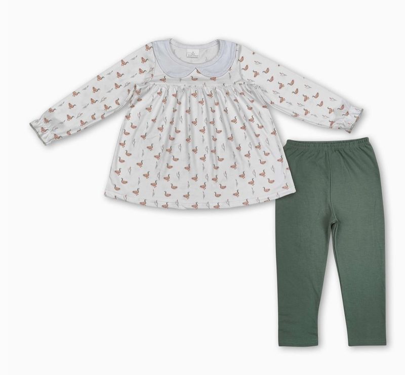 LS Peter Pan Olive Duck Outfit