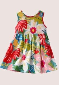 Large Floral Sleeveless Dress