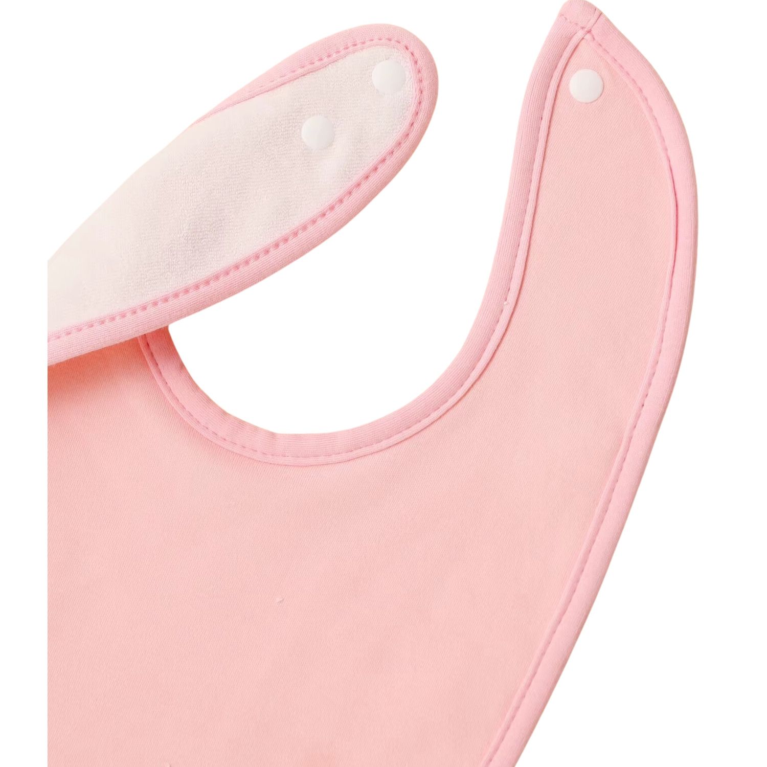 Cotton Terry Bib, Colour: Pink